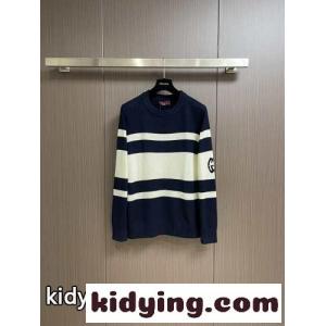 おしゃれ ウール＆カシミヤ ゆったり グッチ コピー セーター コピー ネイビーkid264juCqe