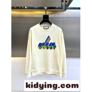 プリント コットン スウェットシャツ グッチ コピー Tシャツ コピー ユニセックス ホワイトkid269nC4Dq