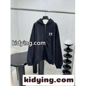 カジュアル 定番 ジップアップ フーディー バレンシアガ コピー パーカー コピー ユニセックスkid26T1LPfy