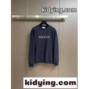 定番 ゆったり グッチ ブランド コピー Tシャツ コピー コットン スウェットシャツ クルーネックkid26DGv0bi
