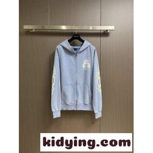 BURNING UNITY ジップアップ フーディー バレンシアガ ブランド コピー パーカー コピー ライトブルーkid26yu8Pvi