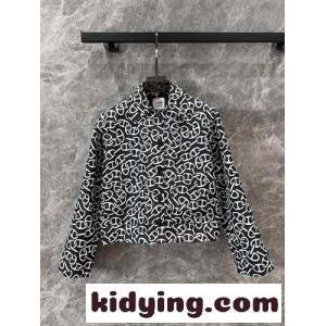 ナウサ シェーヌダンクル クロップドジャケット エルメス コピー ジャケット コピー ブラックkid26f8TjSr