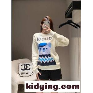 グッチ ブランド コピー Tシャツ コピー 可愛い 合わせやすい プリント スウェットシャツkid26r0rGHn