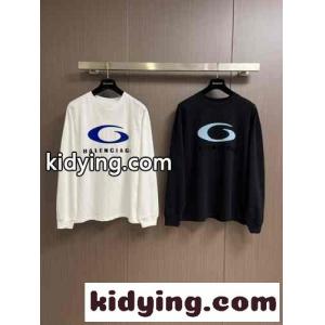 人気 バレンシアガ コピー Tシャツ コピー カジュアル ロゴプリント 長袖Tシャツkid26GvCi0r