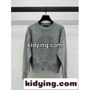メドゥーサ ウールブレンド ニット ヴェルサーチ ブランド コピーェ セーター コピー グレーkid26H5Xvyu