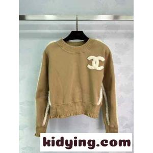 大人気 ボアロゴ スウェットシャツ シャネル コピー Tシャツ コピー レディースkid268HbiWr