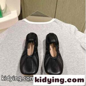 カジュアル ショア バレリーナ ボッテガ・ヴェネタ シューズ スーパーコピー ブラックkid26CGHL9f