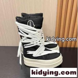 moncler ブランド コピー ｘ RICK OWENS BIGROCKSブーツ モンクレール ブランド コピー ブーツ スーパーコピー ブラックkid26W1PDSn