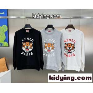 LUCKY TIGER プリント クルーネック スウェットシ...