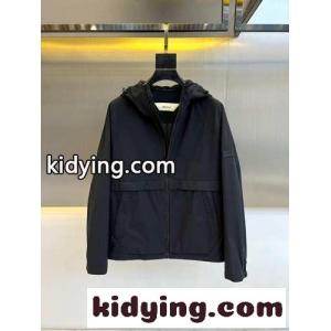 カジュアル 合わせやすい フード付き ブルゾン エルメネジルド・ゼニア ジャケット コピー ブラックkid268HjCCi