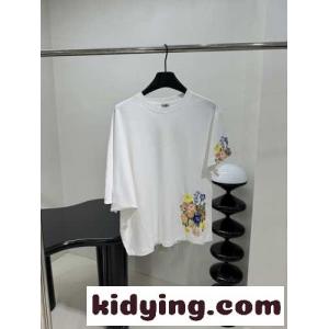 エンブロイダリー ドレープ Tシャツ ロエベ コピーブランド Tシャツ コピー カジュアルkid26KDqyay