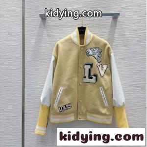 シグネチャーパッチバーシティジャケット ルイヴィトン コピー ジャケット コピー イエローkid26SbiyCa