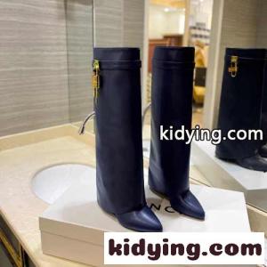エレガント レザー シャークロックブーツ ジバンシィ ブランド コピー ブーツ スーパーコピー ブルーkid268fW11j