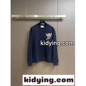 定番 カジュアル スウェットシャツ モンクレール ブランド コピー Tシャツ コピー ロングスリーブ ネイビーkid26W99H5b