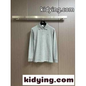 ロングスリーブ コットン ポロシャツ バーバリー ブランド コピー Tシャツ コピー グレーkid26GTvy0b