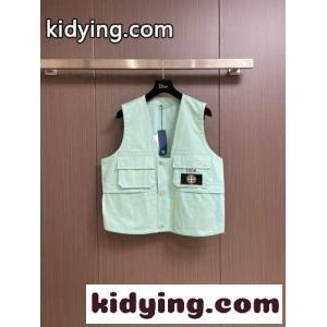dior コピー AND STONE ISLAND ノースリーブ ベスト クリスチャン・ディオール コピー ジャケット コピー ライトグリーンkid26qy0bKz