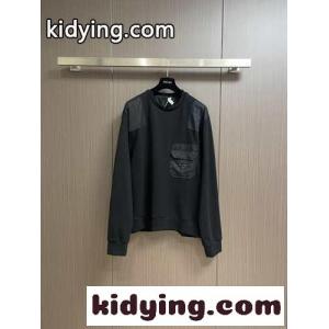 ナイロン ディテール コットン スウェットシャツ プラダ スーパーコピー Tシャツ コピーkid2645faSz