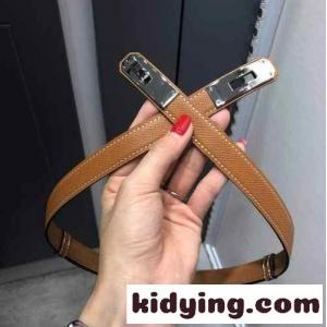 エルメス ブランド コピー ベルト コピー レディース ケリーバックル スリムベルト ブラウンkid26buSvGr