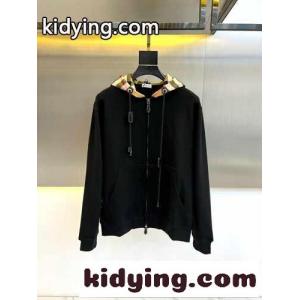 チェックフード コットン ジップフーディー バーバリー スーパーコピー ジャケット コピー ブラックkid26Dy8nyy