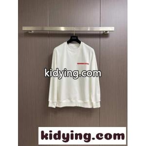 プラダ コピーブランド Tシャツ コピー クルーネック スウェットシャツ ホワイトkid26WrKrmm