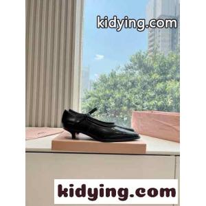 ブラッシュドレザー パンプス ミュウミュウ コピーブランド パンプス スーパーコピー ブラックkid26Ob0XDy