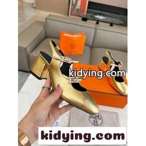 上品 お洒落 ジャッキー50パンプス エルメス スーパーコピー パンプス コピー ゴールドkid26XfiSru