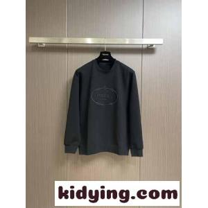 プラダ スーパーコピー Tシャツ コピー 定番 カジュアル スウェットシャツ ブラックkid2649f8ny