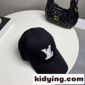 キャップ･LV シグネチャー ルイヴィトン スーパーコピー キャップ コピー 帽子 ブラックkid26WDW5ji