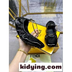 フェンディ コピーブランド フィーロ フラットバレエシューズ スーパーコピー ブラックkid26Hziaiq