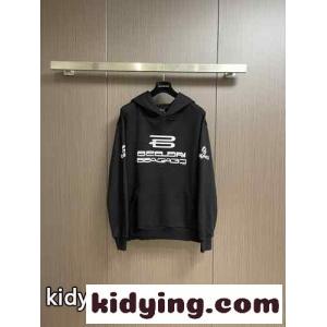 バレンシアガ スーパーコピー パーカー コピー AI GENERATED HOODIE オーバーサイズ ユニセックス ブラックkid26nWj4bq