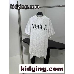 VOGUE 半袖Tシャツ オーバーサイズ バレンシアガ スーパーコピー Tシャツ コピー ホワイトkid26Gf8r8b