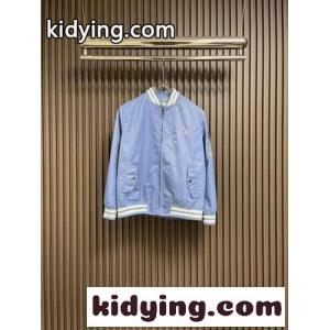 Vロゴ 刺繍入り ボンバージャケット ヴァレンティノ コピー ジャケット コピー ブルーkid26ueeWfC