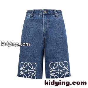 デニムショートパンツ 個性デザイン 夏ボトムス loewe コピー ロエベ コピー スーパーコピーkidying26fKDGri