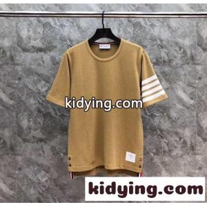 定番 カジュアル コットン 半袖Tシャツ トムブラウン コピー Tシャツ コピー イエローkid26PTTv8z