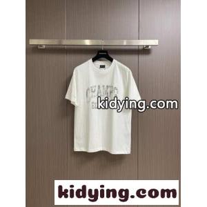 オーバーサイズ CHAMPS-ÉLYSÉES 半袖Tシャツ バレンシアガ コピー Tシャツ コピーkid260zyqKz