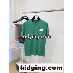 シンプル ロゴパッチ ドルチェ&ガッバーナ ブランド コピー Tシャツ コピー 半袖Tシャツ グリーンkid26jeqWjq
