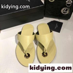 大人気 カジュアル KOUROS スライド イヴ・サンローラン スーパーコピー サンダル コピー イエローkid2651vKDu