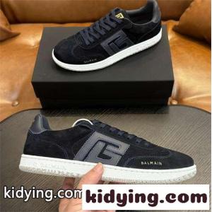 定番 カジュアル balmain ブランド コピー Swan スエードスニーカー バルマン ブランド コピー スニーカー スーパーコピーkid26Ca09bm