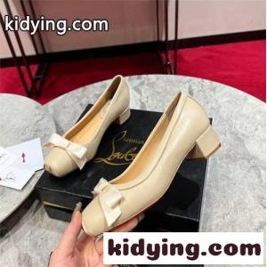 Mamaflirt 30 mm バレリーナパンプス クリスチャン・ルブタン パンプス コピー ベージュkid26C8HXPb