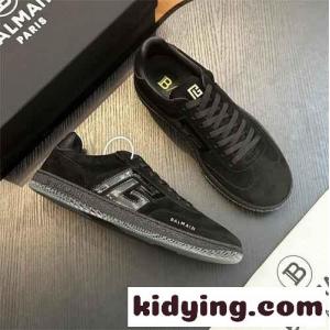 カジュアル 定番 balmain コピーブランド Swan スエードスニーカー バルマン コピーブランド スニーカー スーパーコピーkid260PXv0f