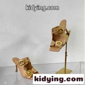 ストレッチ バックルミュールサンダル ボッテガ・ヴェネタ サンダル スーパーコピー ベージュkid26aWLD4D