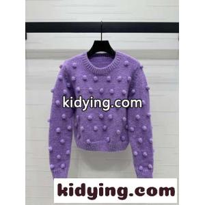 アルパカブレンド クロップド セーター ロエベ コピー セーター コピー パープルkid26O9Dmiu