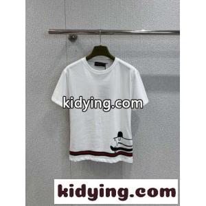 カジュアル プリント グッチ スーパーコピー Tシャツ コピー クルーネック トップス ホワイトkid26DeGD8r