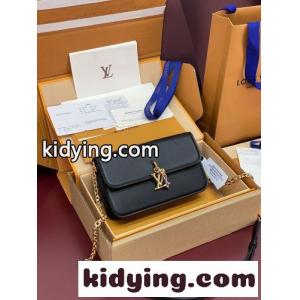 M14564 ルイ・ヴィトン スーパーコピー ウォレット オン チェーン・LV ブルーム ブラックkid26aquGzu