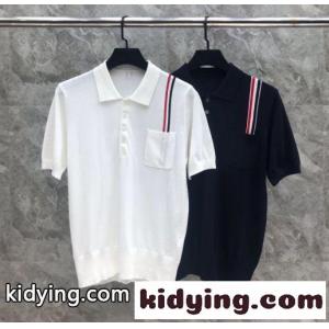 カジュアル 人気 ニットポロシャツ トムブラウン コピー Tシャツ 偽物 ユニセックスkid26ae09Pf