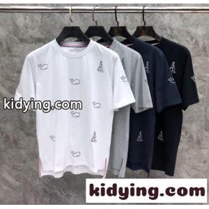 可愛い おしゃれ トムブラウン コピーブランド Tシャツ 偽物 コットン 半袖Tシャツkid26Orq45r