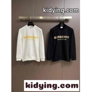 バーバリー スーパーコピー 長袖Tシャツ 偽物 人気 お洒落 コットン スウェットシャツ ロゴ入りkid26aCKzCa