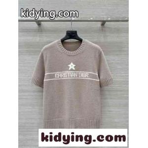 クリスチャン・ディオール コピー ニット スーパーコピー シンプル ショートスリーブ セーターkid269n4neC