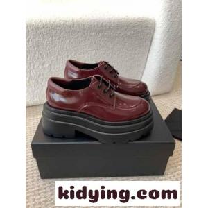 シンプル 定番 厚底 レースアップ ロファー アレキサンダーワング シューズ コピー レッドkid26SjmOTb