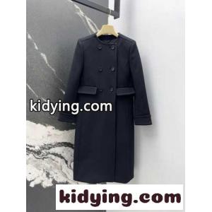 ミュウミュウ スーパーコピー ジャケット コピー ダブルブレスト ウールブレンド ロングコートkid261P1rWz